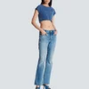 Jeans svasati in denim Jeans svasati in denim