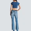 Jeans svasati in denim Jeans svasati in denim