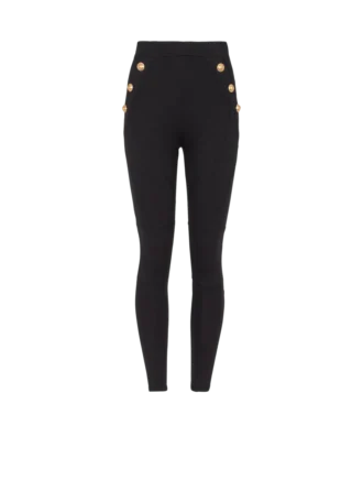 Leggings in jersey con 6 bottoni