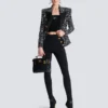 Leggings in jersey con 6 bottoni Leggings in jersey con 6 bottoni