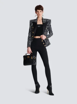 Leggings in jersey con 6 bottoni