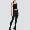 Leggings in jersey con 6 bottoni Leggings in jersey con 6 bottoni
