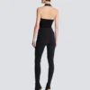 Leggings in jersey con 6 bottoni Leggings in jersey con 6 bottoni