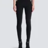 Leggings in jersey con 6 bottoni Leggings in jersey con 6 bottoni