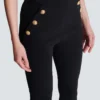Leggings in jersey con 6 bottoni Leggings in jersey con 6 bottoni