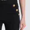 Leggings in jersey con 6 bottoni Leggings in jersey con 6 bottoni