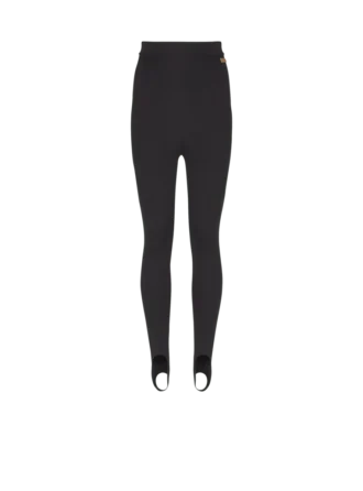 Leggings in jersey con staffa