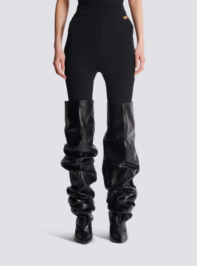 Leggings in jersey con staffa Leggings in jersey con staffa