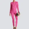 Leggings in maglia con monogramma