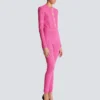 Leggings in maglia con monogramma