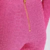 Leggings in maglia con monogramma