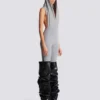 Leggings in maglia di cotone