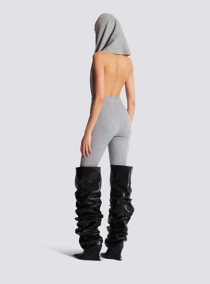 Leggings in maglia di cotone