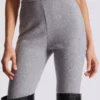 Leggings in maglia di cotone