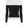 Maglia a maniche lunghe bicolore Maglia a maniche lunghe bicolore
