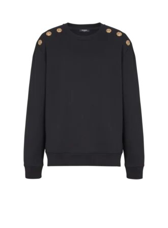 Maglione con bottoni Chain Lion