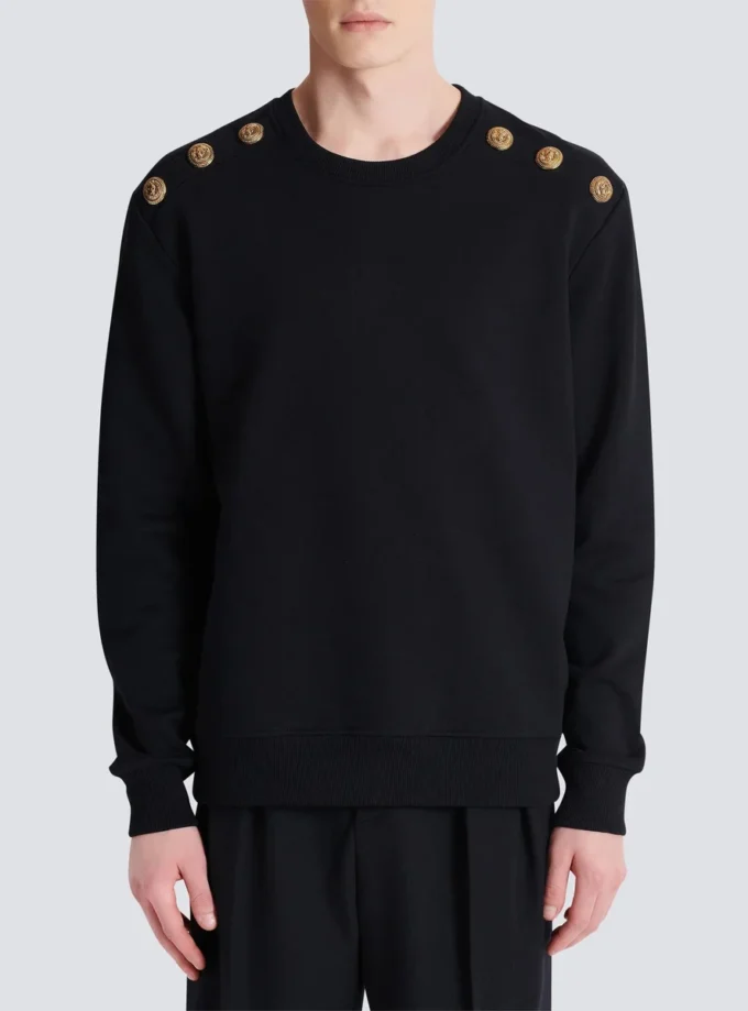 Maglione con bottoni Chain Lion Maglione con bottoni Chain Lion