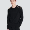 Maglione con bottoni Chain Lion Maglione con bottoni Chain Lion