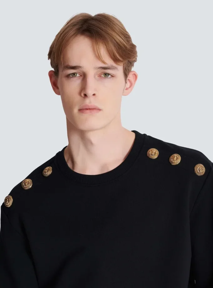 Maglione con bottoni Chain Lion Maglione con bottoni Chain Lion