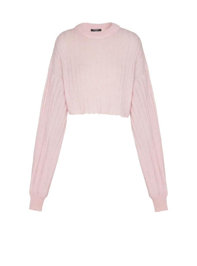 Maglione corto in mohair Maglione corto in mohair