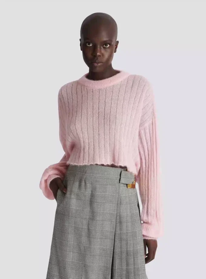 Maglione corto in mohair Maglione corto in mohair