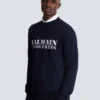 Maglione in lana merino con marchio Balmain Maglione in lana merino con marchio Balmain
