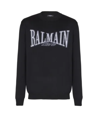 Maglione in maglia jacquard Balmain College