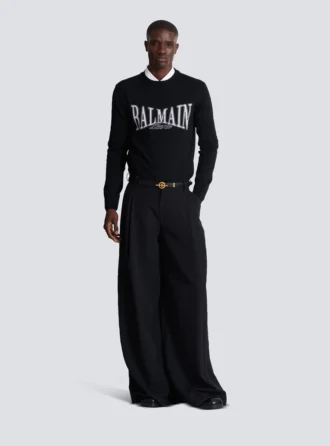 Maglione in maglia jacquard Balmain College