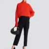 Maglione in mohair con dettaglio collo Maglione in mohair con dettaglio collo