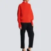 Maglione in mohair con dettaglio collo Maglione in mohair con dettaglio collo