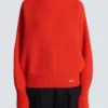 Maglione in mohair con dettaglio collo Maglione in mohair con dettaglio collo