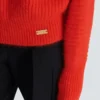 Maglione in mohair con dettaglio collo Maglione in mohair con dettaglio collo