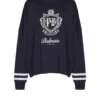 Maglione lavorato a maglia con emblema College Maglione lavorato a maglia con emblema College