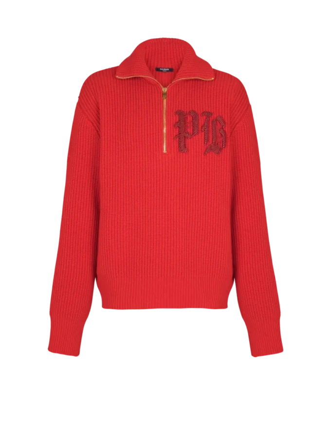 Maglione lavorato a trecce Maglione lavorato a trecce