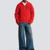 Maglione lavorato a trecce Maglione lavorato a trecce