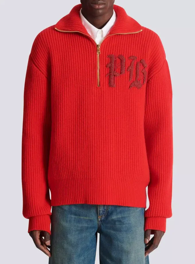 Maglione lavorato a trecce Maglione lavorato a trecce