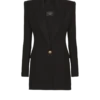 Miniabito sartoriale con doppio collo e due tasche Miniabito sartoriale con doppio collo e due tasche