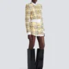 Minigonna in tweed glitterato Minigonna in tweed glitterato
