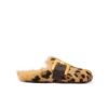 Mules Anthem in pelle di cavallino con stampa leopardata e pelliccia sintetica Mules Anthem in pelle di cavallino con stampa leopardata e pelliccia sintetica