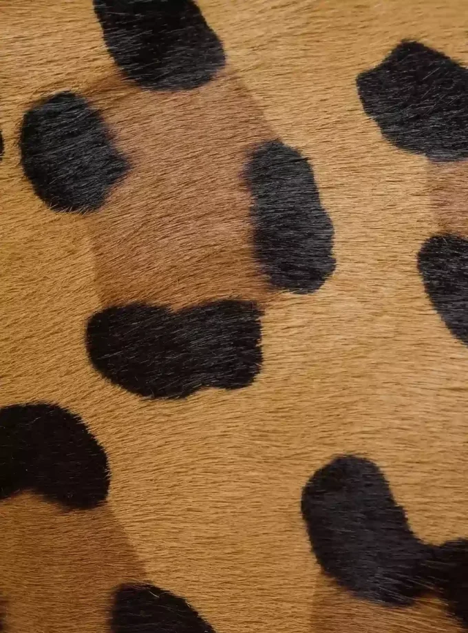 Mules Anthem in pelle di cavallino con stampa leopardata e pelliccia sintetica Mules Anthem in pelle di cavallino con stampa leopardata e pelliccia sintetica
