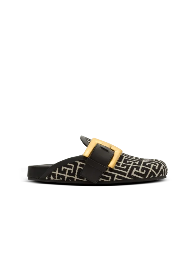 Mules Anthem in tela jacquard con monogramma PB Mules Anthem in tela jacquard con monogramma PB