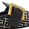 Mules Anthem in tela jacquard con monogramma PB Mules Anthem in tela jacquard con monogramma PB