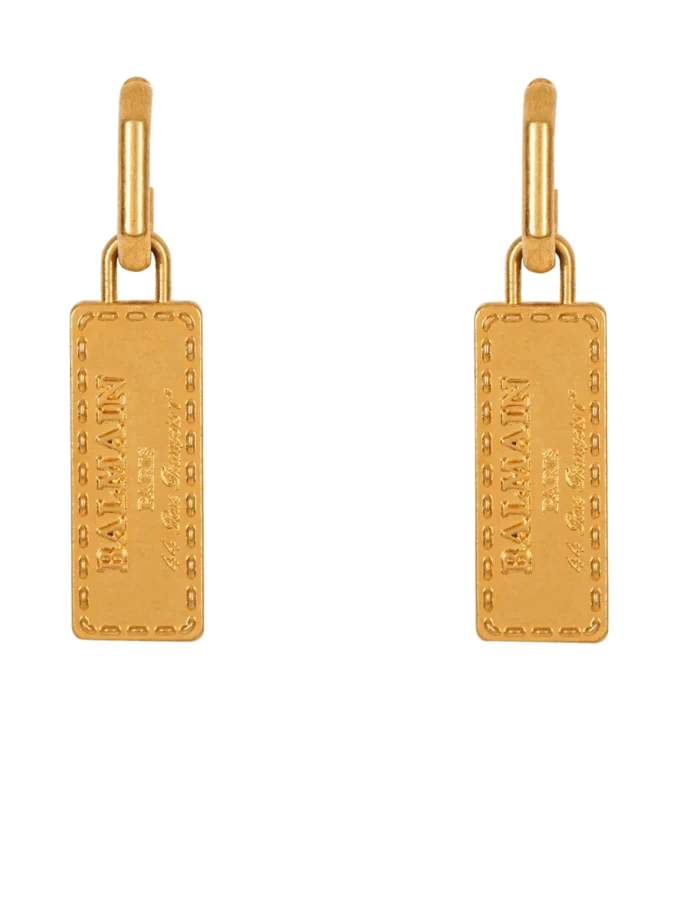 Orecchini tubolari Balmain Signature