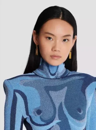Orecchini tubolari Balmain Signature