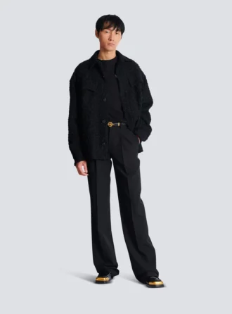Overshirt in tweed monogramma