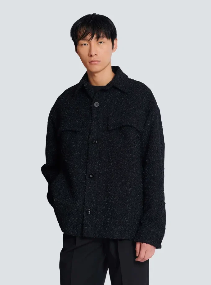 Overshirt in tweed monogramma Overshirt in tweed monogramma