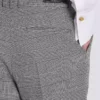 Pantaloncini con pinces e motivo Principe di Galles Pantaloncini con pinces e motivo Principe di Galles