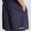 Pantaloncini pigiama in popeline a righe