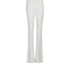 Pantaloni a righe sottili con gamba dritta