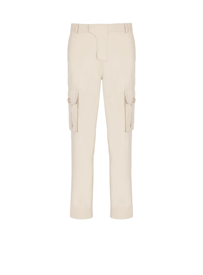 Pantaloni cargo in cotone